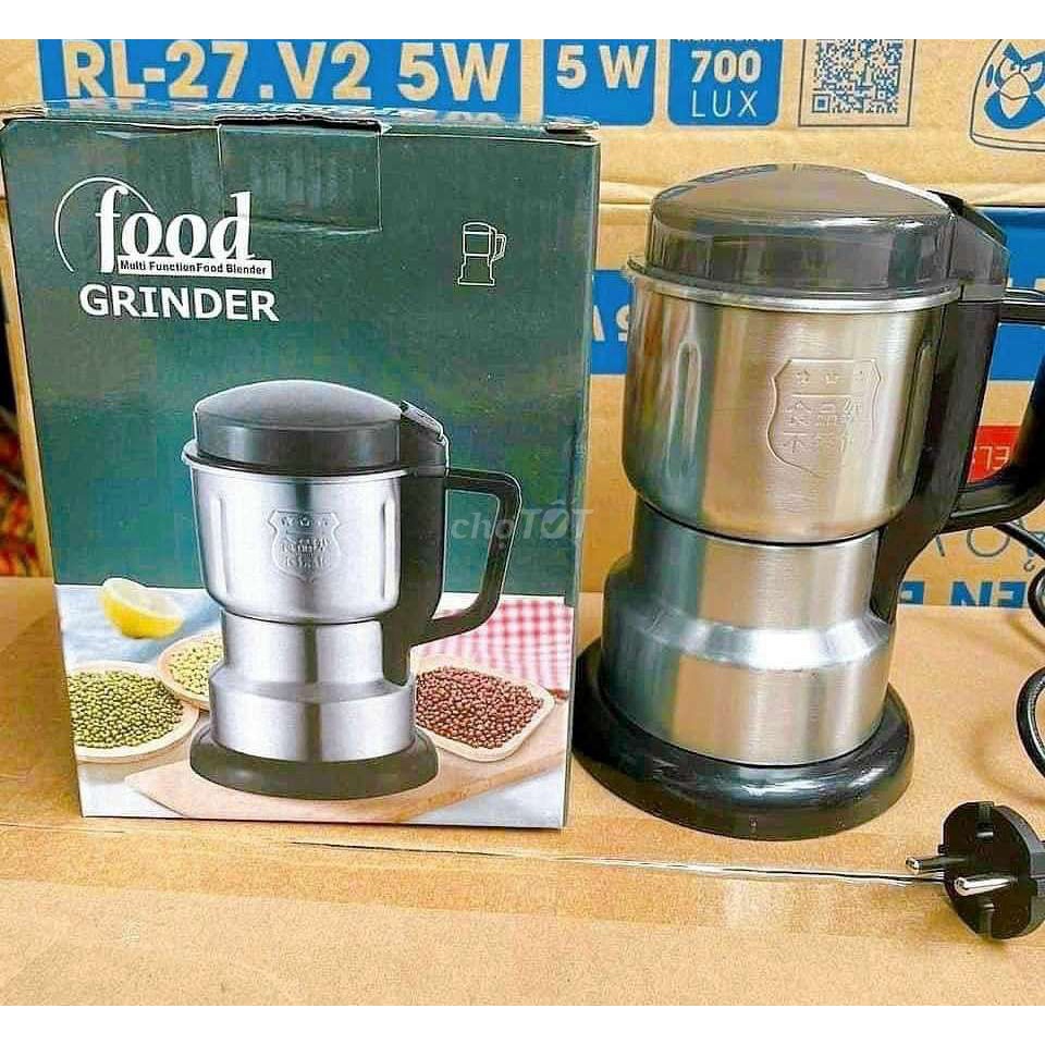 Máy xay hạt khô, xay bột, gia vị cà phê đa năng,công suất 300w,6 lưỡi dao cực bén, chất liệu cối inox(HAONHIEN8888)