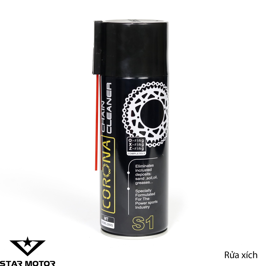 Dưỡng + rửa xích CORONA hàng chính hãng X1R