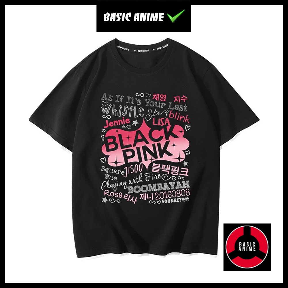 Áo thun BORN PINK BP-BLINK ngắn tay mẫu HOT độc đẹp giá rẻ