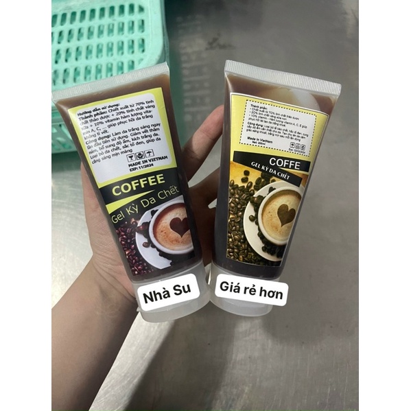 Sỉ tư 5 tuýp Gel Tẩy Tế Bào Chết Coffee