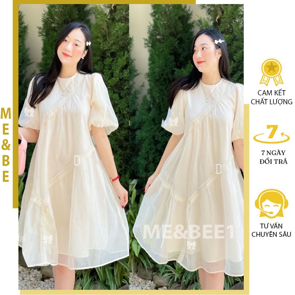 ĐẦM BẦU DỰ TIỆC CƯỚI DÁNG BABYDLL CHẤT VOAN LỤA ĐẸP - VÁY BẦU CÔNG SỞ MÙA HÈ ĐẸP FREESIZE