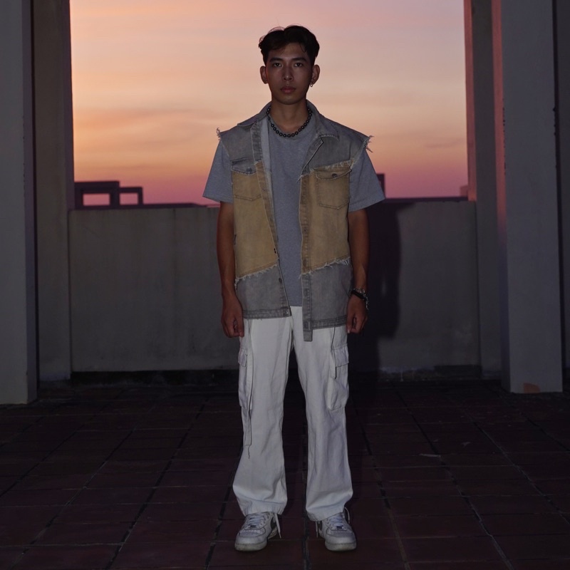 Quần Kaki Hộp Suông Cargo Pants sợi Kaki  cotton định lượng 330gsm Brand NAP