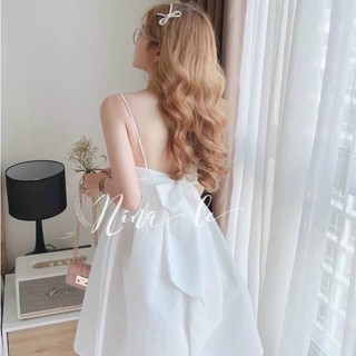 [ CHUBBY BIGSIZE ] ĐẦM DÂY BBD NƠ LƯNG BIGSIZE TỪ 50-100kg