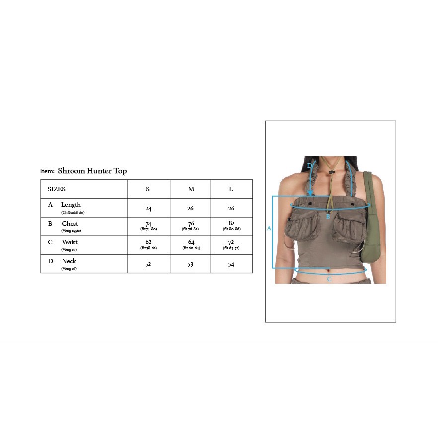 Áo dù nâu rêu HeartBurn