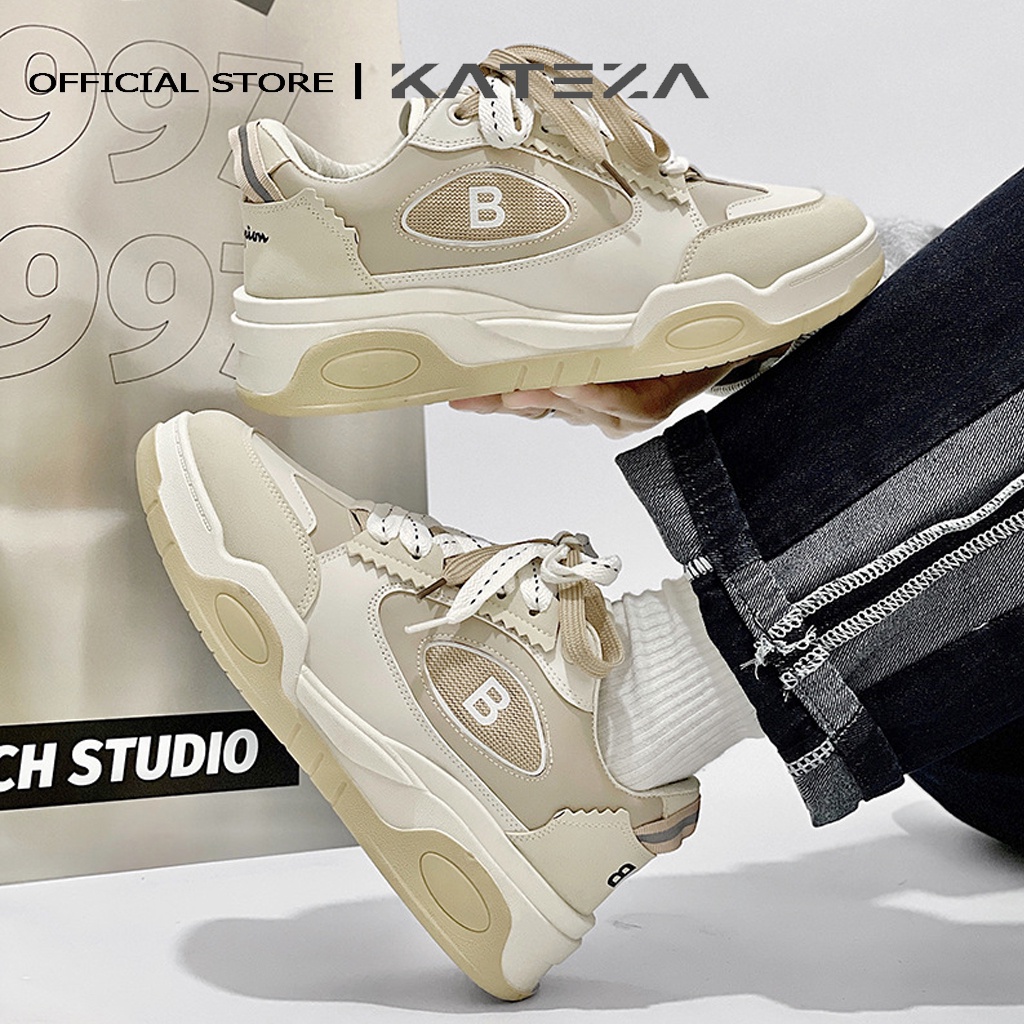 Giày thể thao nam KATEZA85 chữ B tăng chiều cao tôn dáng chất liệu cao cấp êm chân thiết kế năng động trẻ trung