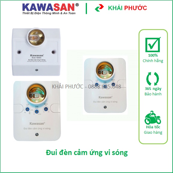 Đui đèn cảm ứng Vi song RS686A RS686B RS686C Kawasan - Khải Phước Electric