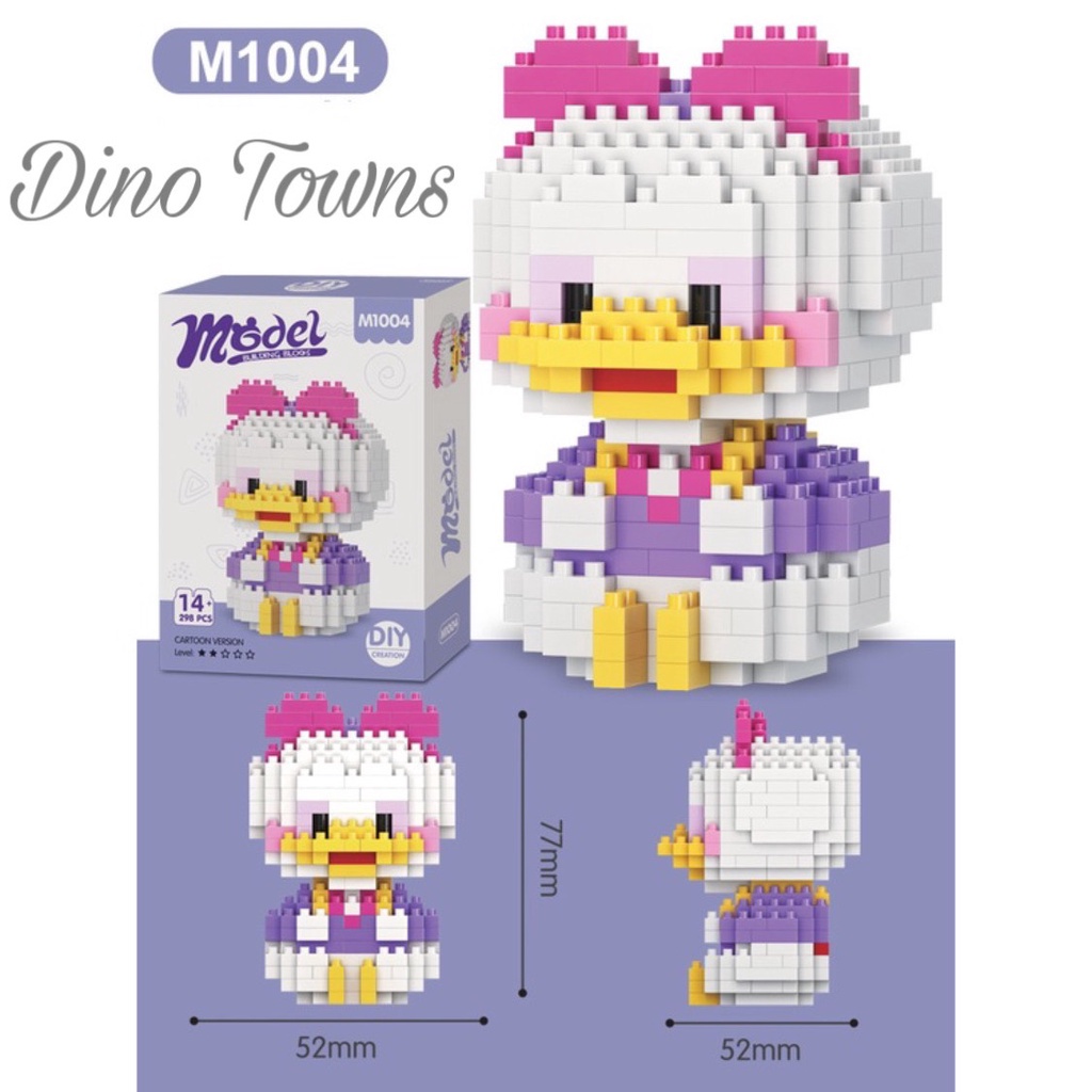 Mô hình lắp ráp nhân vật Disney 3D Model siêu đáng yêu