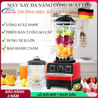 Máy xay sinh tố công nghiệp công suất 4500W, động cơ khoẻ thiết kế bộ 6 lưỡi dao thép không gỉ. Bảo hành 24 tháng.