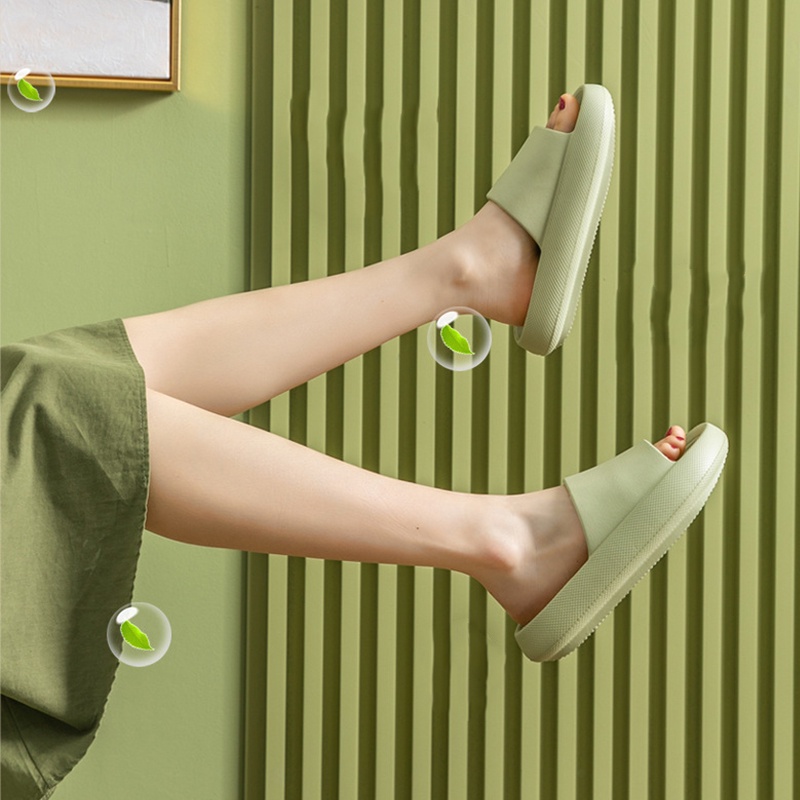 PunkyRabbit Dép Đi Trong Nhà Cho Nữ  Ngoài Trời Đơn Giản Thời Trang Tắm EVA Mềm Gia Đình