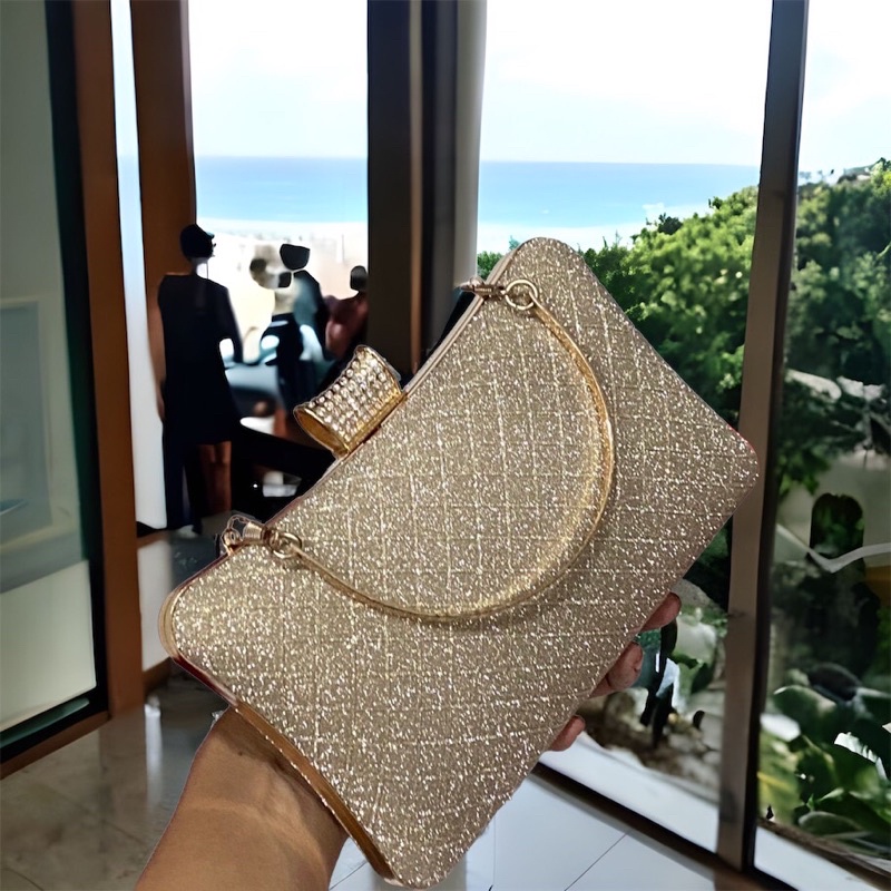 Bóp Đầm Đeo Vai Kết Hạt Thủ Công Hàng Cao Cấp Có Quai{ Nhận giao hoả tốc trong ngày khu vực tphcm}