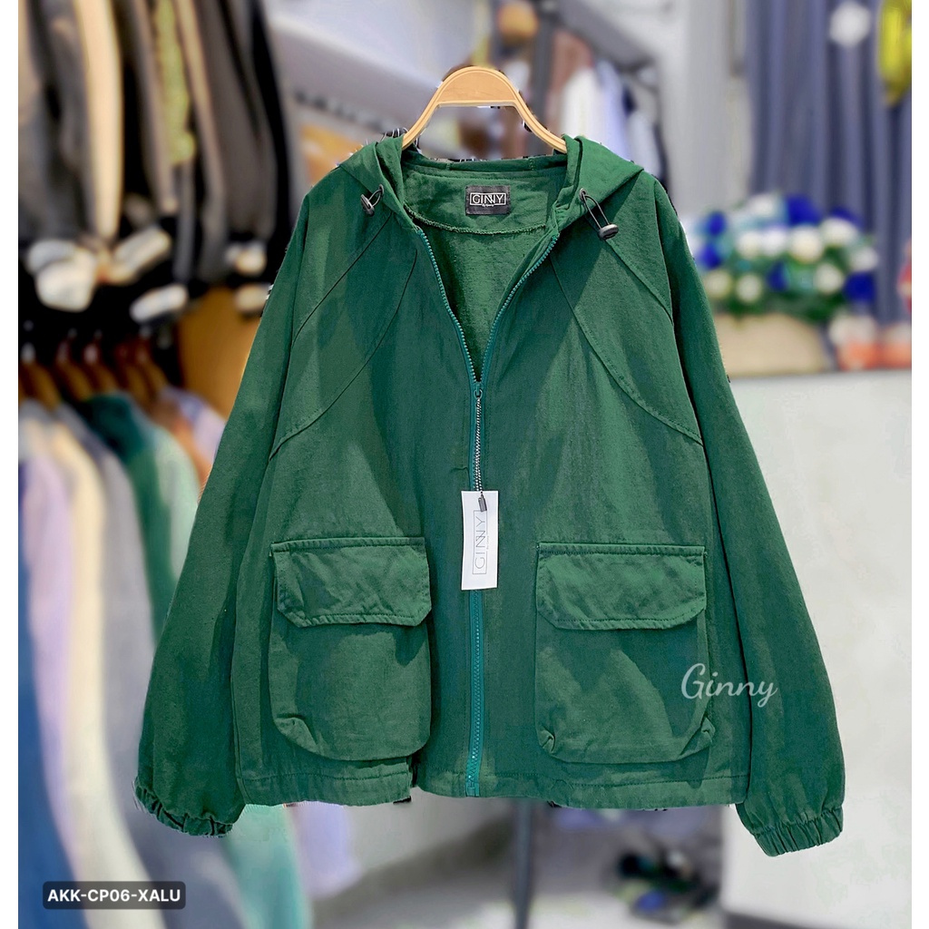 ÁO KHOÁC KAKI MOCA_áo khoác chống nắng_hình ảnh shop tự chụp
