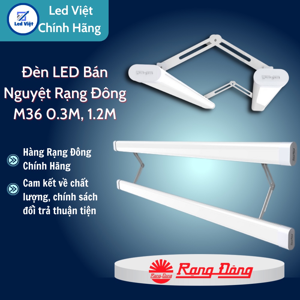 Đèn LED Bán Nguyệt Rạng Đông M36 0.6M, 1.2M