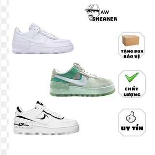 Giày Thể Thao Ni.ke Force One Shadow với 3 Màu Hot 2023,Giày Sneaker Af1 Shadow Đen Trắng- Xanh Cao Cấp Dành ch