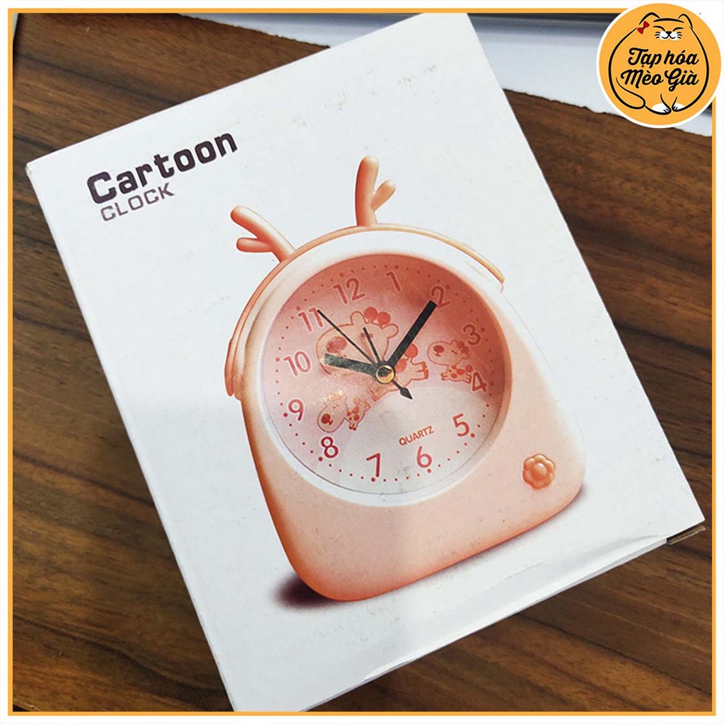 🌺Đồng Hồ Báo Thức Để Bàn Hoạt Hình Dễ Thương Đồng Hồ Để Bàn Mini🌺