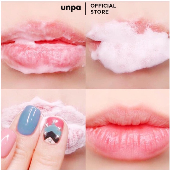 Tẩy Tế Bào Chết Sủi Bọt Cho Môi Unpa Bubi Bubi Bubble Lip Scrub 10ml