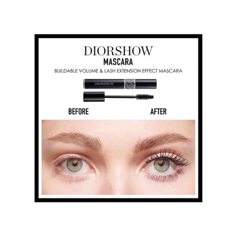 1 mascara Dior chuốt mi Dior làm dày mi dưỡng dài mi cho đôi mi cong vút tự nhiên 4ml