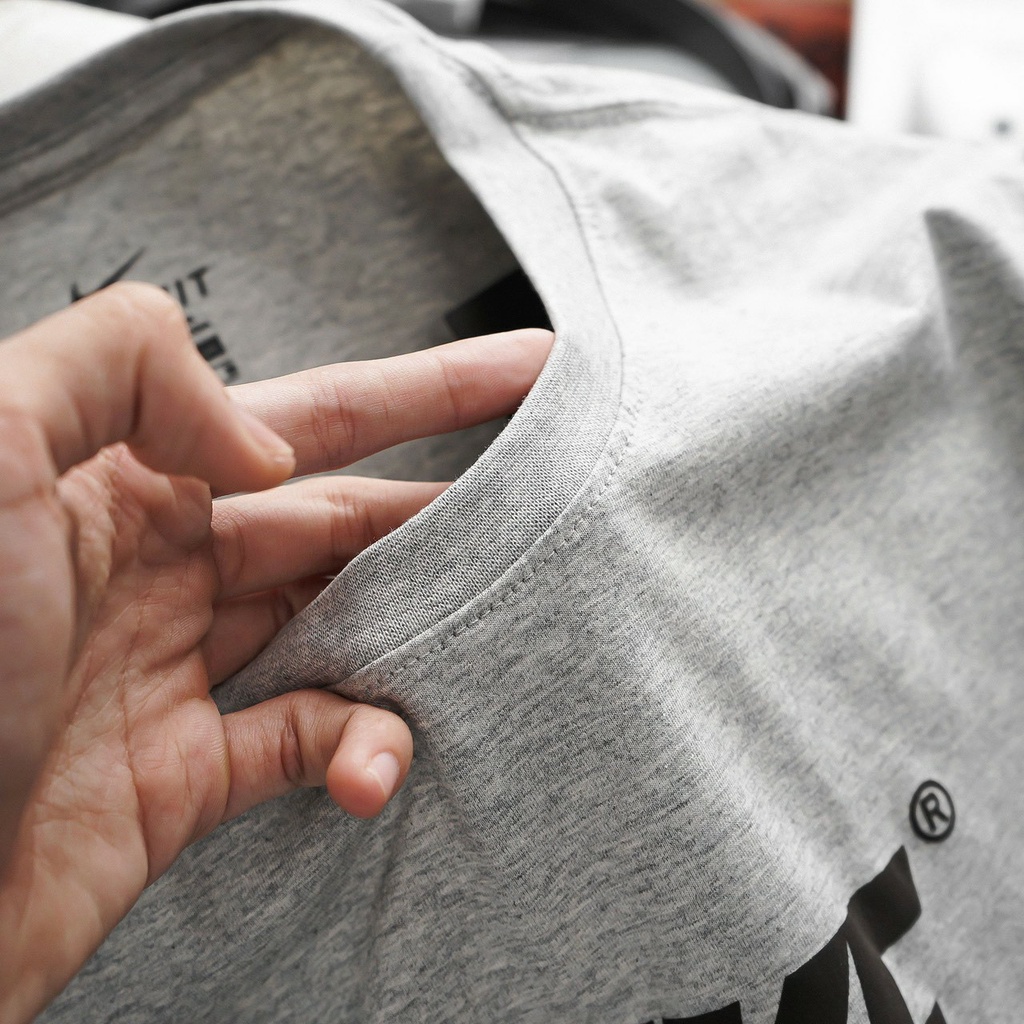 Áo thun thời trang thể thao, áo phông nam chất liệu cotton 4 chiều, logo in nổi cao cấp N23