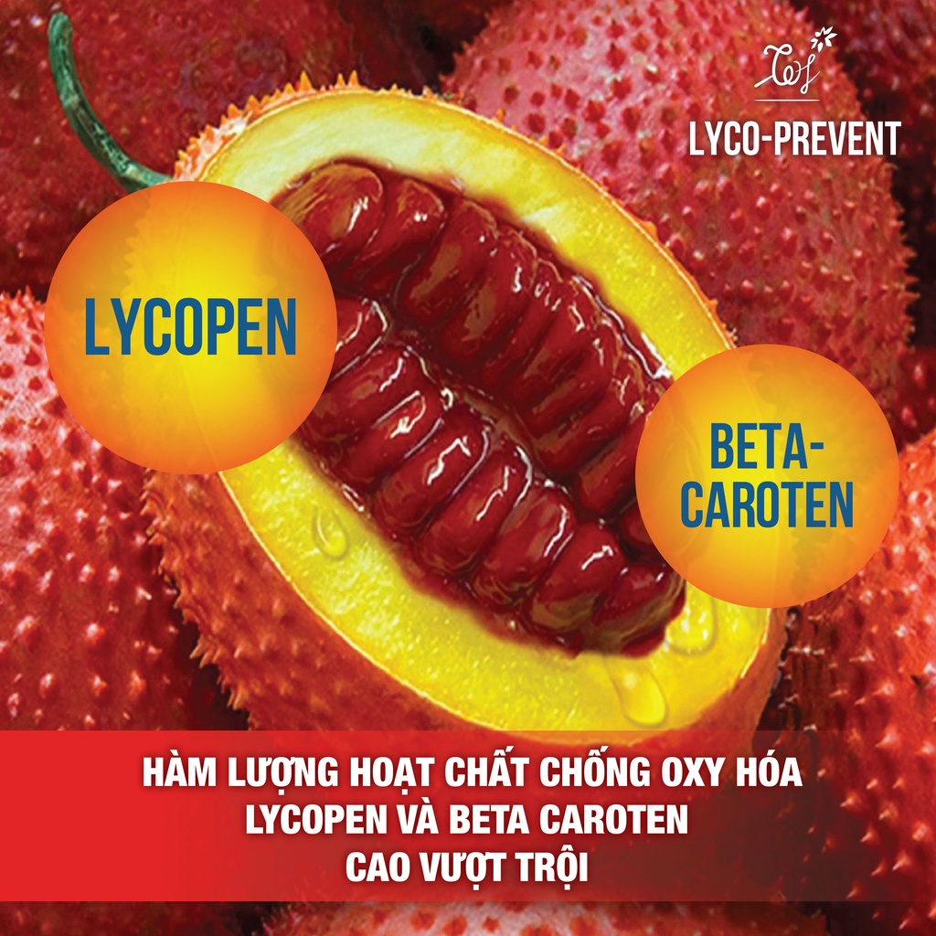 TINH CHẤT GẤC LYCO PREVENT - Hỗ trợ giúp làm đẹp da, sáng mắt, bảo vệ gan