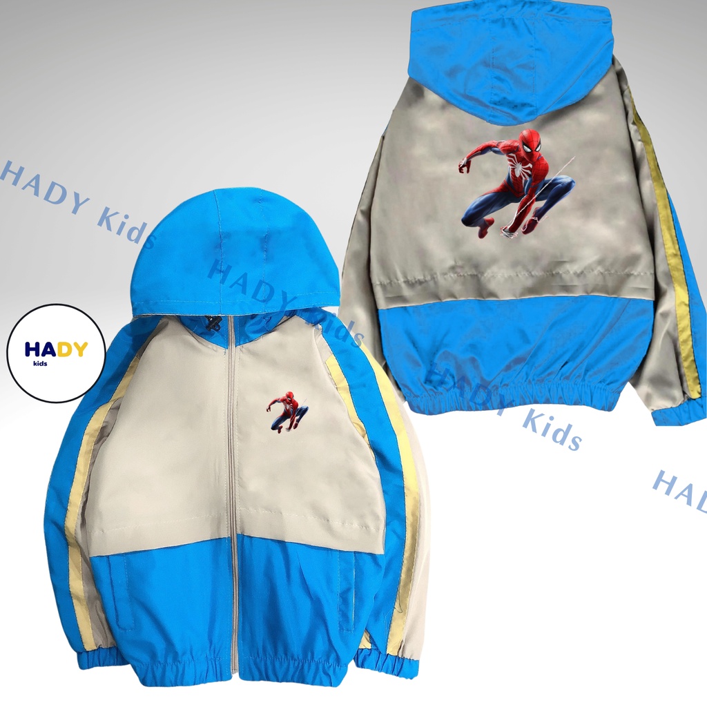 ÁO khoác dù chống nắng chống gió cho bé trai size đại 13kg đến 38kg 0350