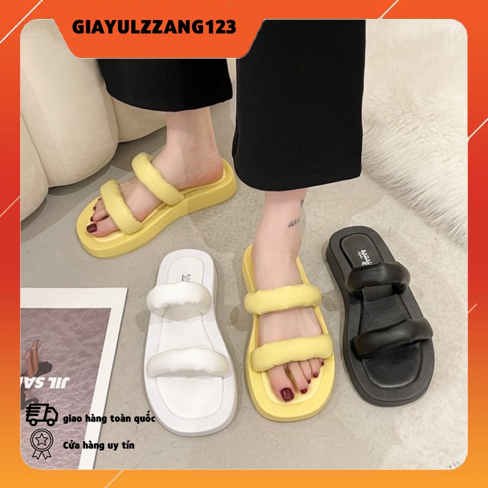 Slipper đế dày mềm mại thoải mái dễ phối đồ hợp thời trang phong cách mới