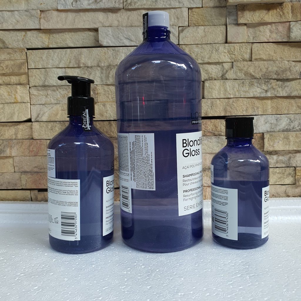 Dầu gội xả chăm sóc tóc tẩy nhuộm sáng mầu Loreal Professionnel Blondifier 300ml-500ml-1500ml