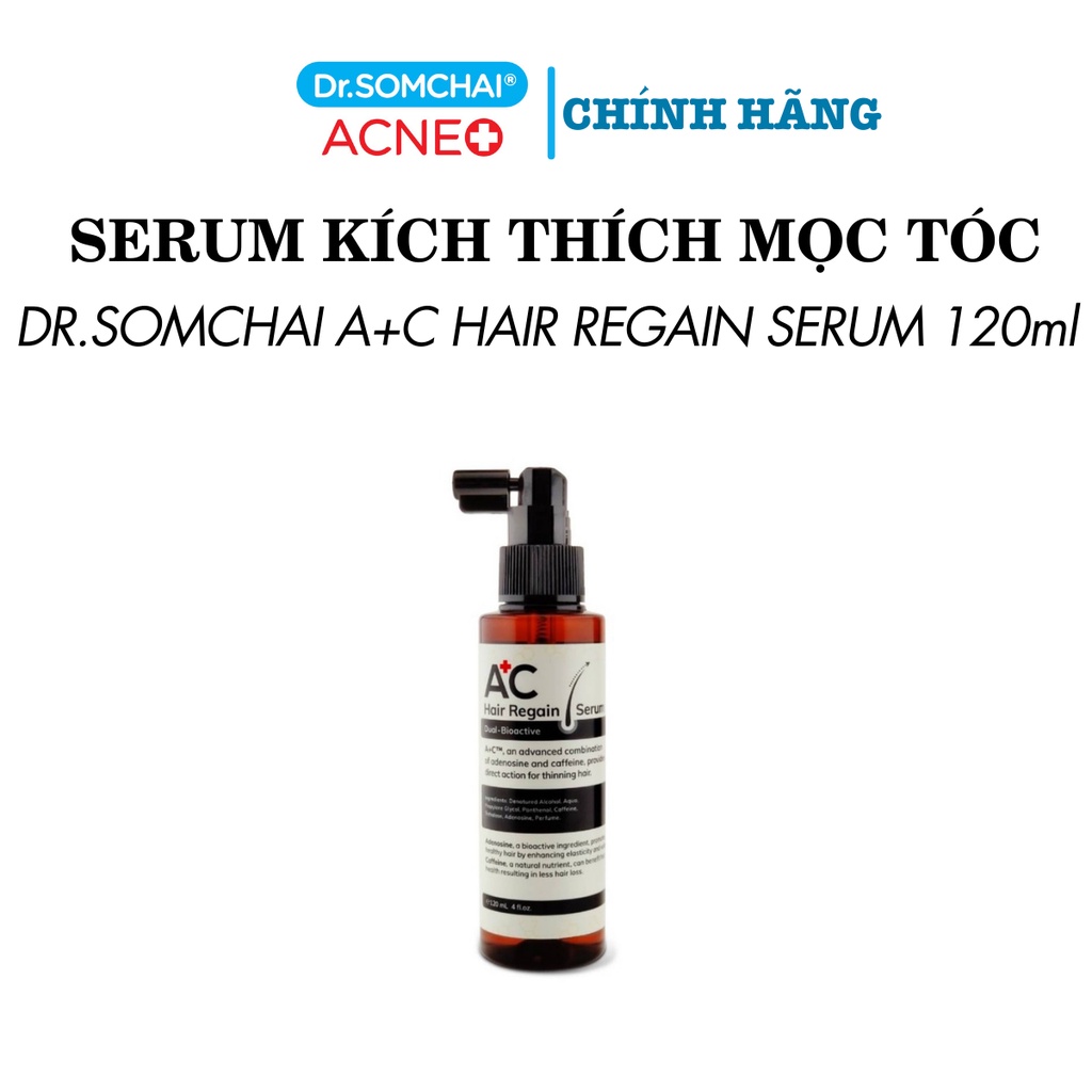 Serum DR.SOMCHAI A+C HAIR REGAIN kích thích mọc tóc, phục hồi tóc hư tổn và bảo vệ da đầu