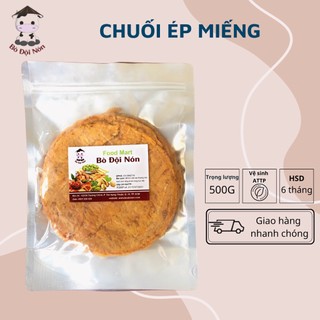 500Gr Chuối Ép Miếng Đặc Sản Loại 1 | Bò Đội Nón Shop