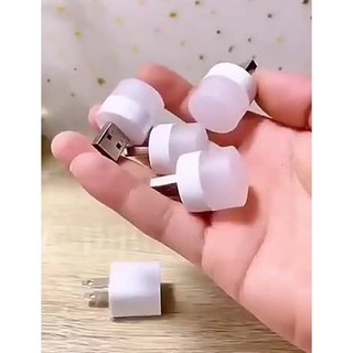 Đèn Ngủ Mini Hình Tròn Bóng LED - Cổng USB