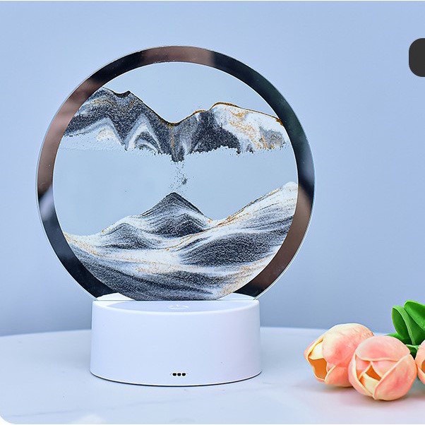 [ Cực Đẹp lOẠI 7 in ] Tranh Trang Trí Hạt Cát Chảy Lún 3D Chuyển Động Nghệ Thuật