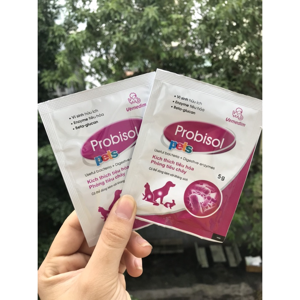 PROBISOL Men Tiêu Hóa Cho Chó Mèo - Rối loạn tiêu hóa, tiêu chảy, táo bón, khử mùi hôi phân và cân bằng vi sinh