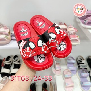 Dép trẻ em - dép thái lan siêu nhân nhện adda 3d hàng xịn mang nhẹ thoáng chân 31t63 nhikemshop
