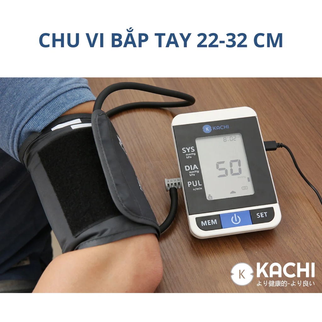 Máy Đo Huyết Áp bắp tay Kachi hàng chính hãng