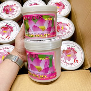 Kem ủ tóc HOA SEN LOTUS LK 1000ml - Ủ hấp tóc cung cấp dưỡng chất mùi hương sen cực thơm