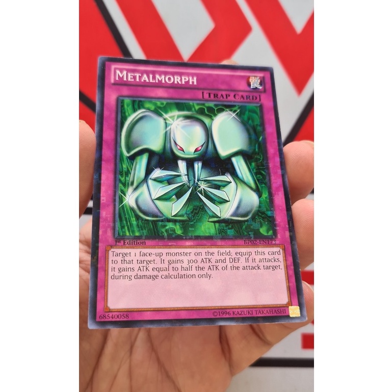 Thẻ Bài Mint90 Yugioh Trap Metalmorph - BP02-EN173 - Mosaic Rare