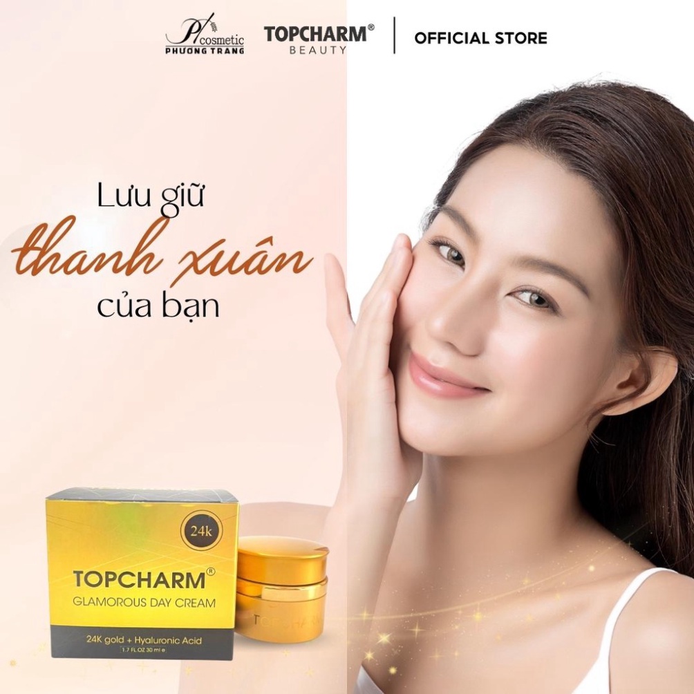 Kem dưỡng trắng mờ thâm nám TOPCHARM - giúp căng bóng trẻ hóa làn da 30g