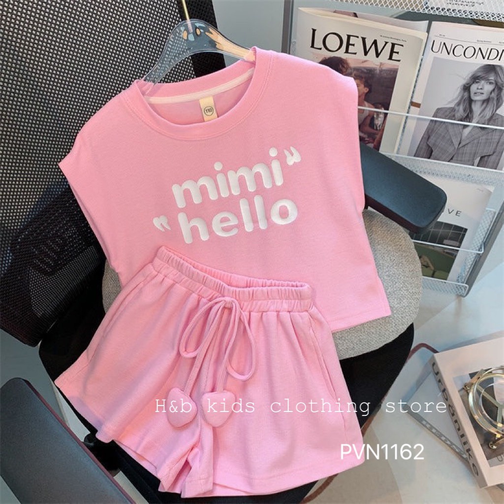 Set mẹ con thể thao mẫu Hàn Quốc cực kì sang chảnh cho mẹ và bé size bé 9-30kg, mẹ 42-70kg