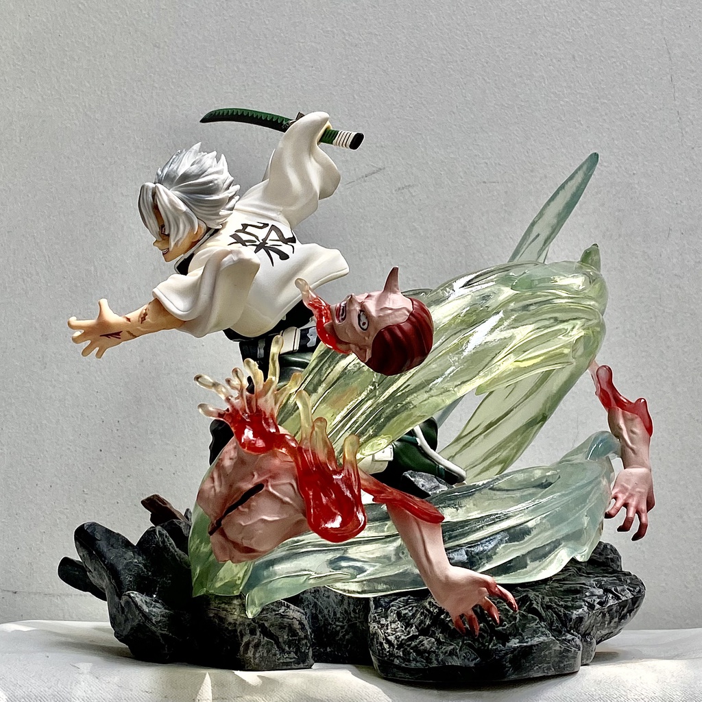 Mô hình Phong trụ Sanemi cao 25CM - Phong trụ có LED cực đẹp - Kimetsu no yaiba mô hình - Kiếm sĩ diệt quỷ Phong trụ