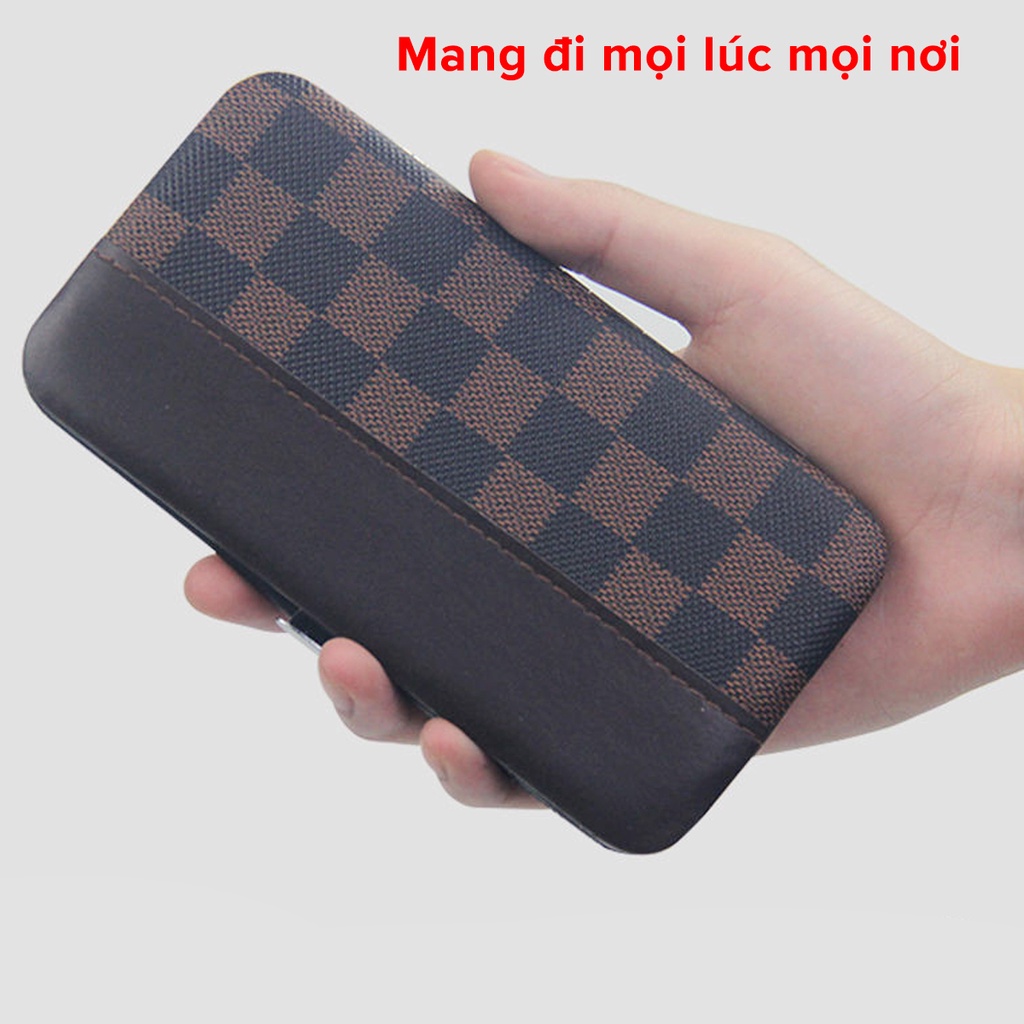Bộ Cờ Tướng Nam Châm mini Nhỏ Gọn Siêu Bền Bọc Da Thép Không Ghỉ Cao Cấp Hãng Amalife