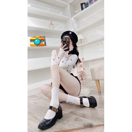 Giày dior da bóng full box