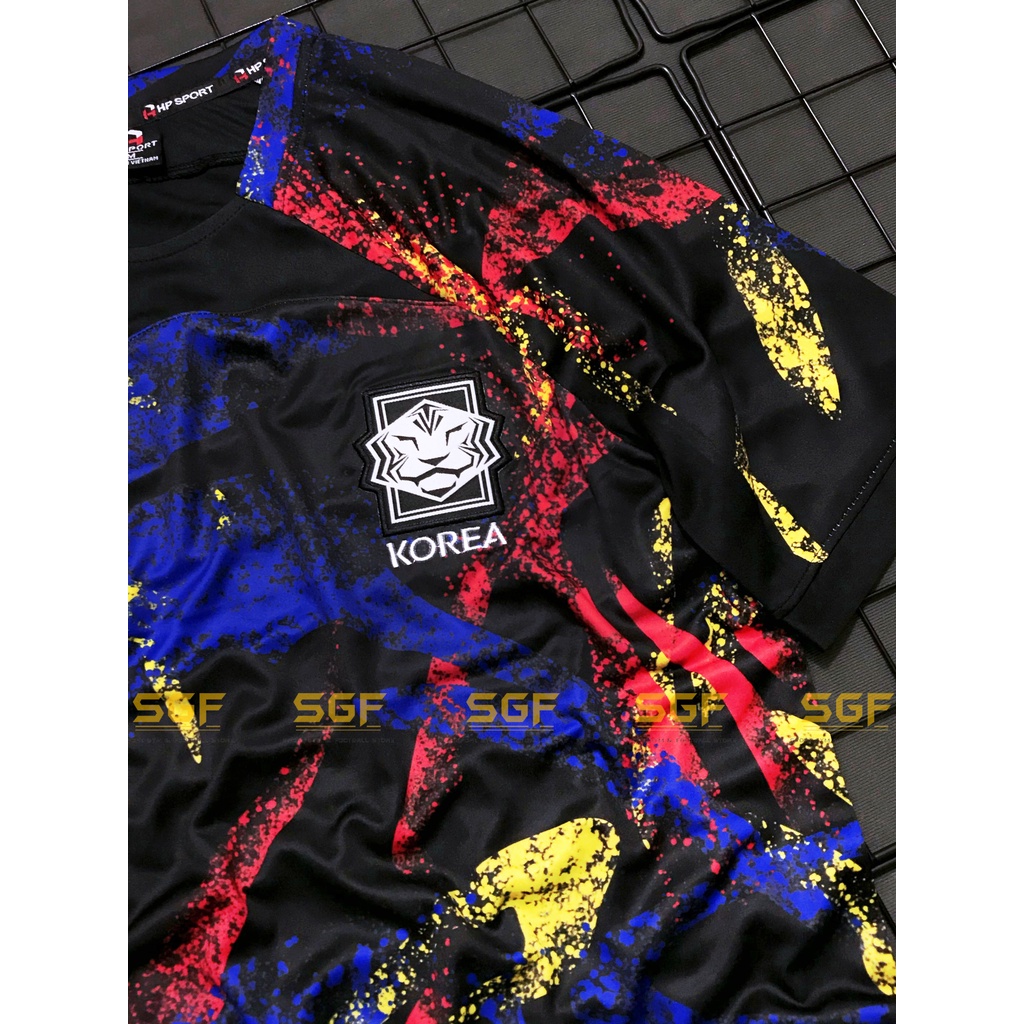 Đồ Bóng Đá Tuyển HÀN QUỐC đen sân khách 2023