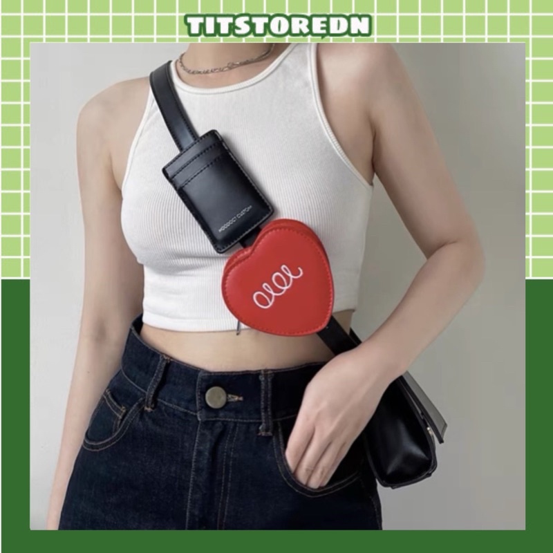 Set túi da 4 món cá tính có thể tháo rời (có sẵn, hình thật)