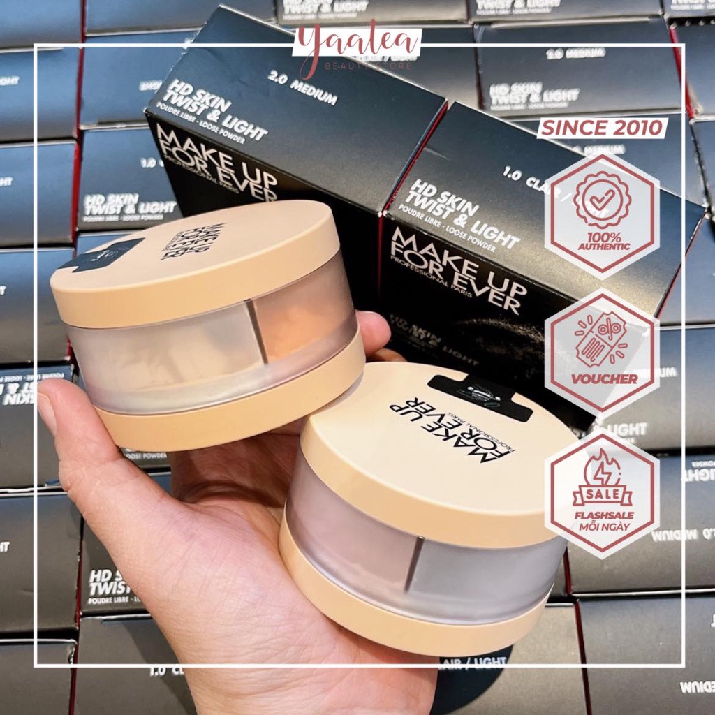 Phấn Bột MUFE HD SKin Twist & Light 3in1