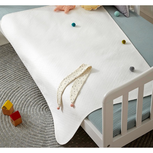 Thảm chống thấm cotton organic Prielle /thảm em bé /miếng lót em bé/ Made in Korea
