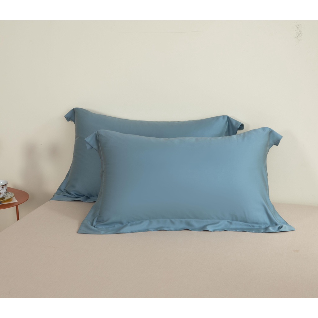 Set ga gối lẻ cao cấp 100%Tencel 100s set 3 món, siêu mềm mát mịn, 10 màu tùy chọn