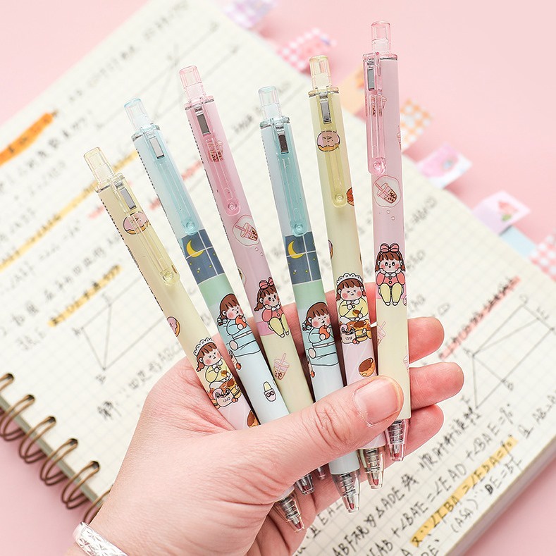 Bút bi nước cute mực gel Hoạt hình dễ thương