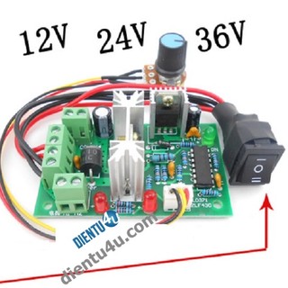 Mạch điều khiển tốc độ và đảo chiều động cơ dc 10v-36v 150w