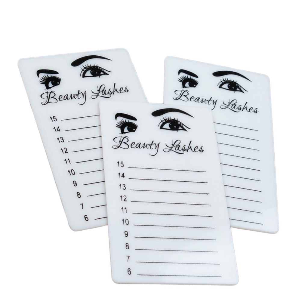 Miếng mica dán line mi có đánh số Beauty Lashes