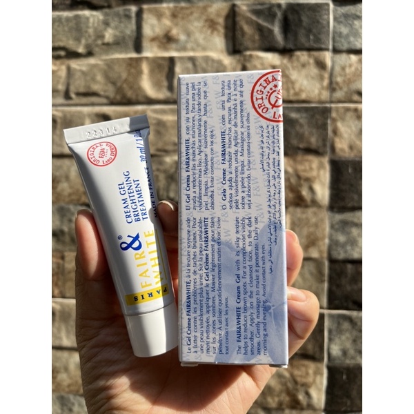 Kem dưỡng da giảm nám FAIR & WHITE BRIGHTENING TREATMENT GEL CREME 30ML