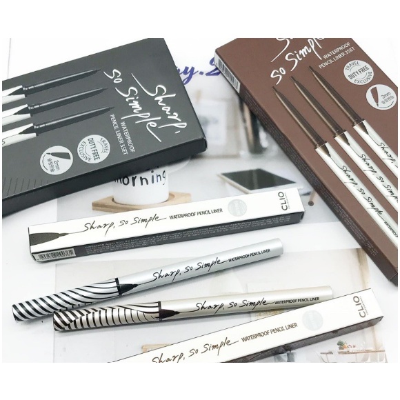 Viền Mắt Sharp, So Simple CLIO Waterproof Pencil Liner 0.14g