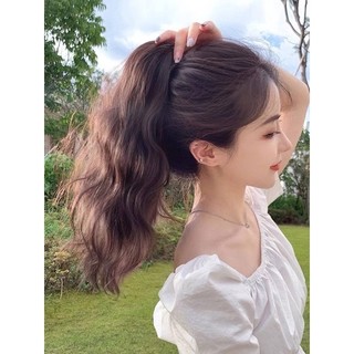 Tóc giả đuôi ngựa kẹp ngoặm xoăn xù dài 40cm